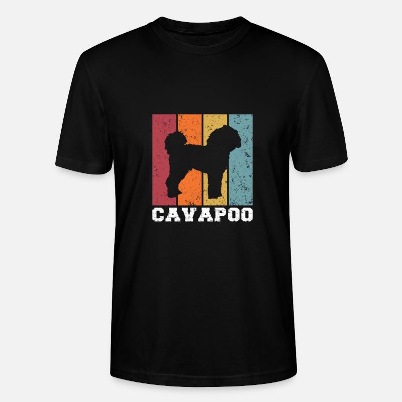 Cavapoo - Stanley/Stella CRAFTER Unisex Organic T-Shirt - black