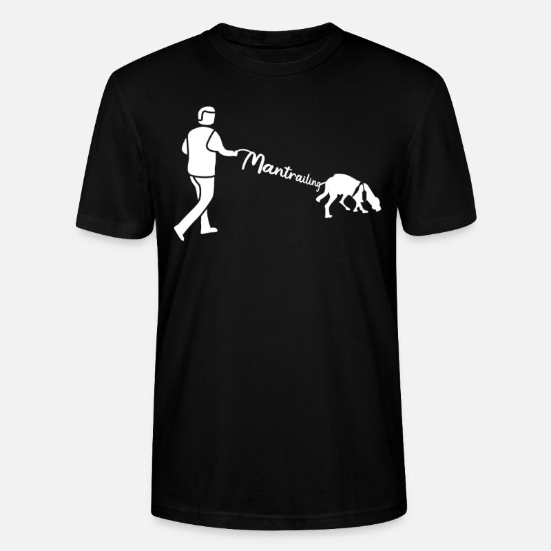 Mantrailing Leash Mantrailer Chiens - T-shirt bio CRAFTER Stanley Stella Unisexe - noir