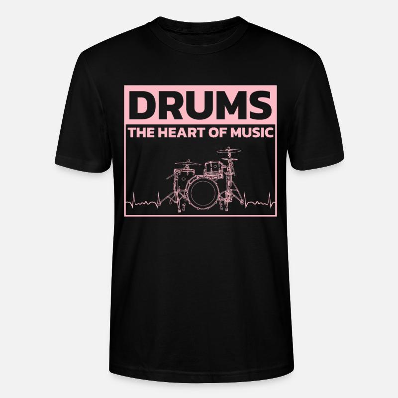 Drummers Drummers Drummers Drummers - Stanley/Stella CRAFTER Unisex Organic T-Shirt - black