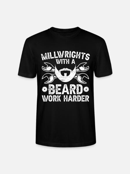 Millwright Millwrights - Stanley/Stella CRAFTER Unisex Organic T-Shirt - black