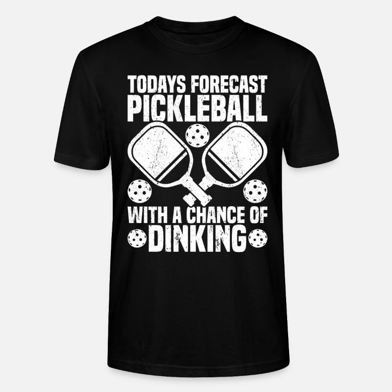 Pickleball - Stanley/Stella Unisex Bio-T-Shirt CRAFTER - Schwarz