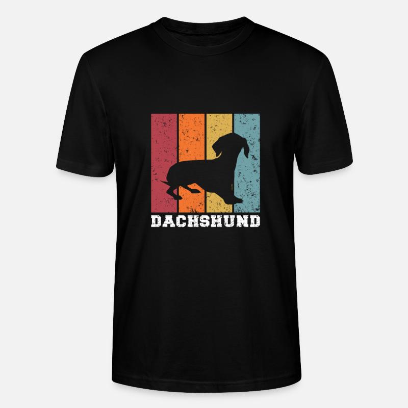 Dackel - Stanley/Stella Unisex Bio-T-Shirt CRAFTER - Schwarz
