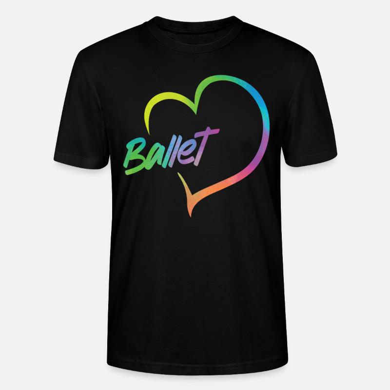 Ballet Danseuse Danse Ballerine - T-shirt bio CRAFTER Stanley Stella Unisexe - noir