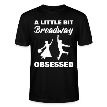 Directeur musical de Broadway - T-shirt bio CRAFTER Stanley Stella Unisexe - noir - Devant - Alina (178cm) & Michal (187cm)