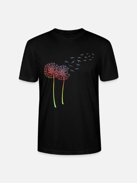 Dandelion glider dandelion glider glider - Stanley/Stella CRAFTER Unisex Organic T-Shirt - black