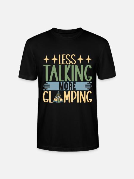 Glamping Glamper - T-shirt bio CRAFTER Stanley Stella Unisexe - noir