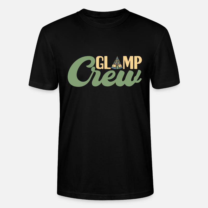 Glamping Glamper - Stanley/Stella Unisex Bio-T-Shirt CRAFTER - Schwarz