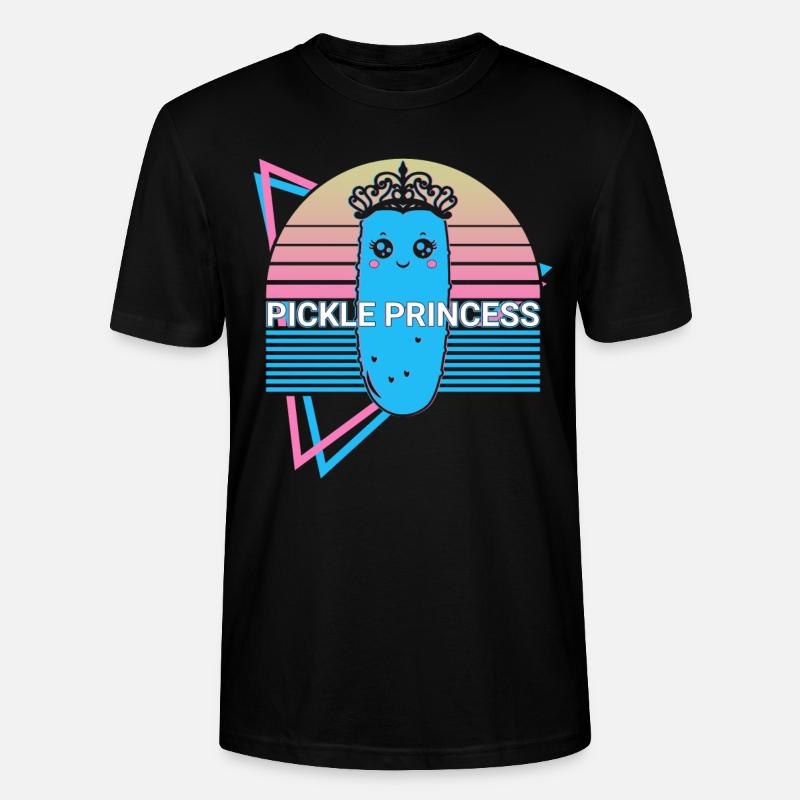 Concombre Princesse Concombre Rétro - T-shirt bio CRAFTER Stanley Stella Unisexe - noir