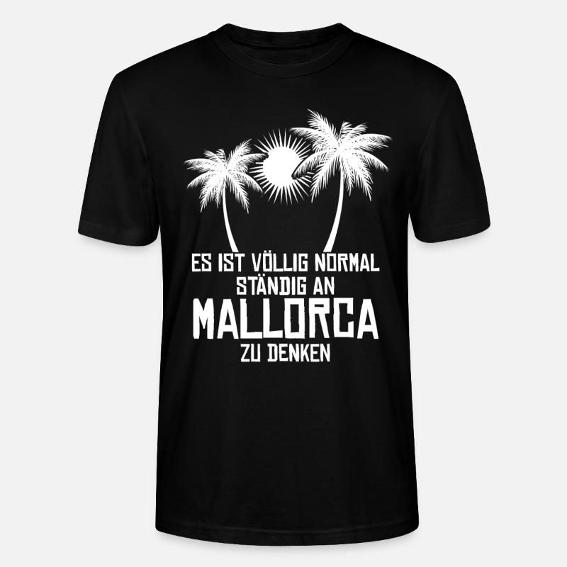 Mallorca Palma - Stanley/Stella Unisex Bio-T-Shirt CRAFTER - Schwarz