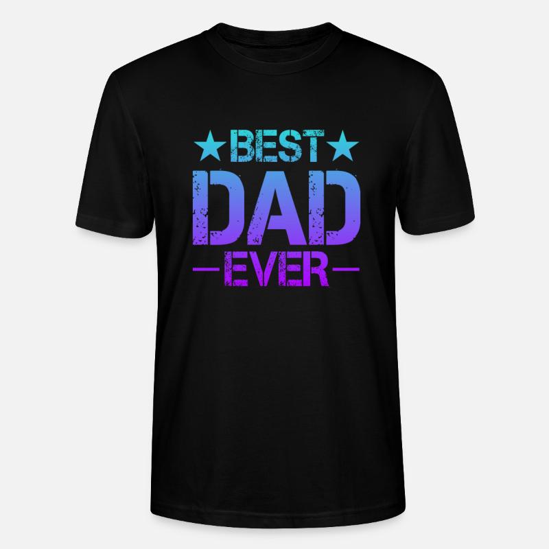 Bester Vater - Stanley/Stella Unisex Bio-T-Shirt CRAFTER - Schwarz