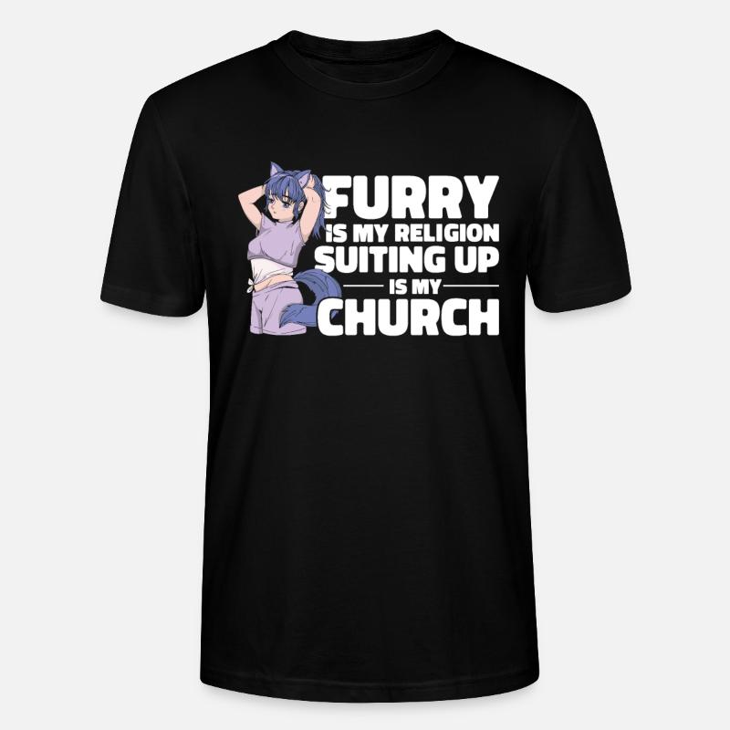 Furry Fandom Fursuits Cool - Stanley/Stella Unisex Bio-T-Shirt CRAFTER - Schwarz
