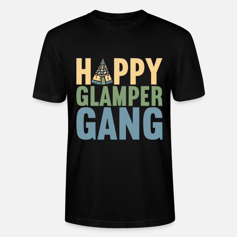 Glamping Glamper - Stanley/Stella Unisex Bio-T-Shirt CRAFTER - Schwarz