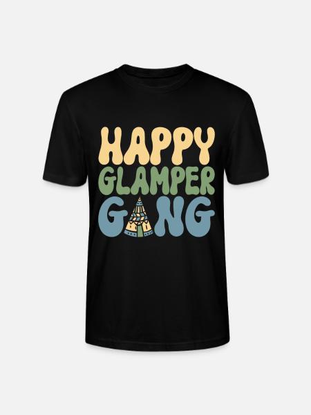 Glamping Glamper - Stanley/Stella CRAFTER Unisex Organic T-Shirt - black