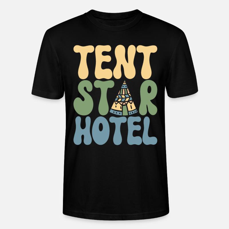 Glamping Glamper - Stanley/Stella Unisex Bio-T-Shirt CRAFTER - Schwarz