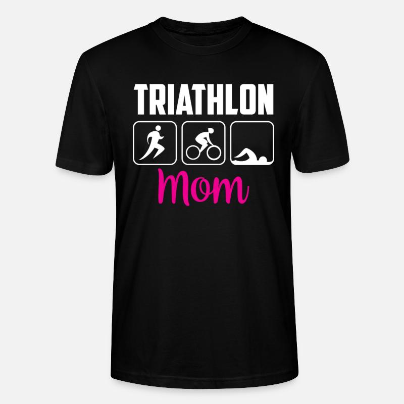 Triathlon Mama Triathlons Triathlète Triathlète - T-shirt bio CRAFTER Stanley Stella Unisexe - noir