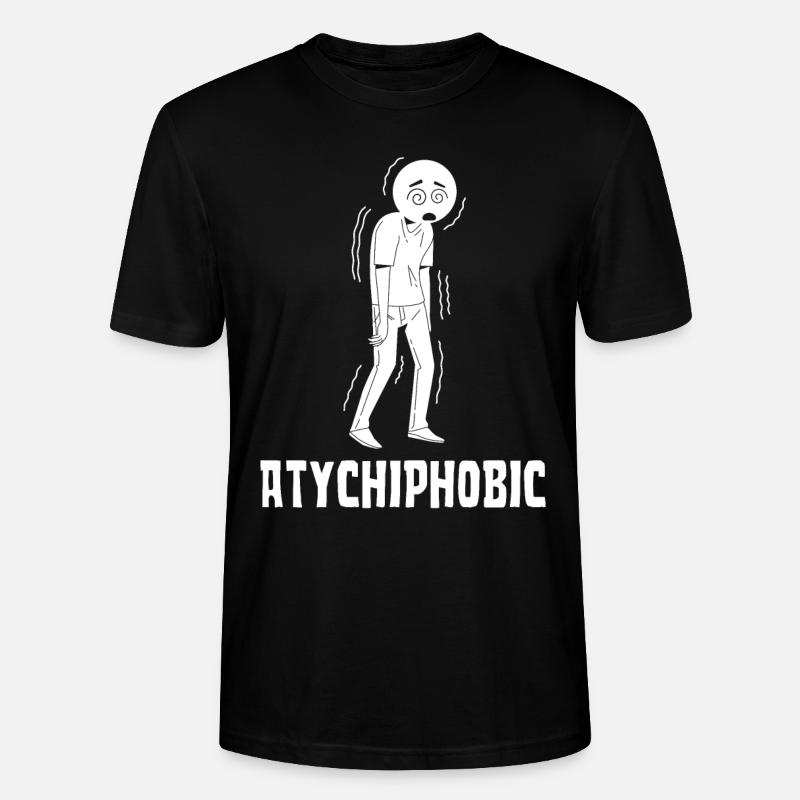 Atychiphobia Graph Atychiphobia Consciousness - Stanley/Stella CRAFTER Unisex Organic T-Shirt - black