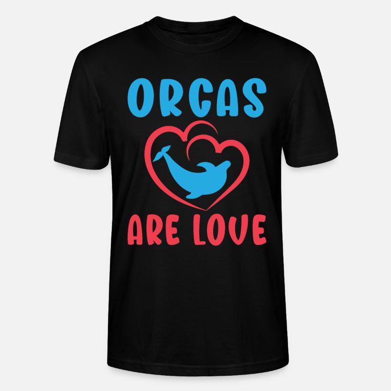 Orca Wal Geschenke - Stanley/Stella Unisex Bio-T-Shirt CRAFTER - Schwarz