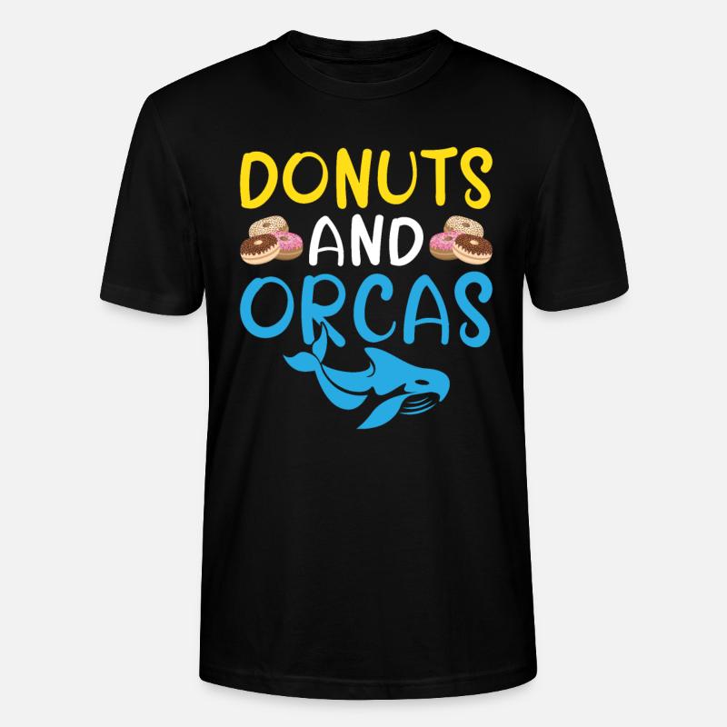 Orca Wal Geschenke - Stanley/Stella Unisex Bio-T-Shirt CRAFTER - Schwarz