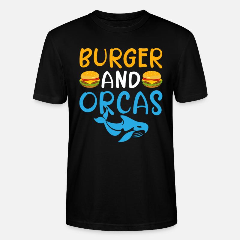 Orca Wal Geschenke - Stanley/Stella Unisex Bio-T-Shirt CRAFTER - Schwarz