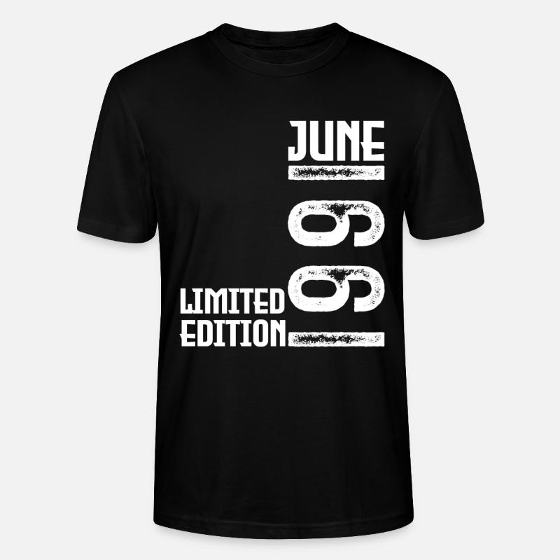 Geschenk Juni 1991 Geburtstag Juni 1991. Juni 1991 - Stanley/Stella Unisex Bio-T-Shirt CRAFTER - Schwarz
