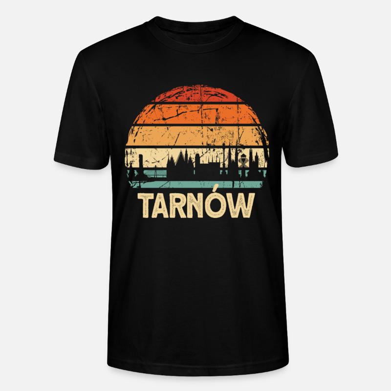 Pologne Tarnow Skyline - T-shirt bio CRAFTER Stanley Stella Unisexe - noir