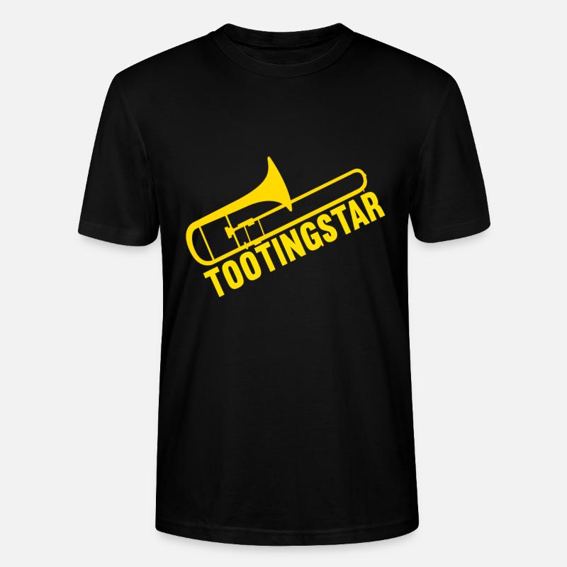 Posaune Trombone - Stanley/Stella Unisex Bio-T-Shirt CRAFTER - Schwarz