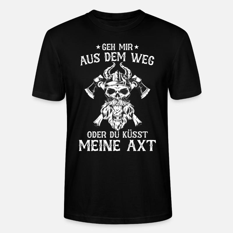Wikinger Nordisch Krieger Valhalla - Stanley/Stella Unisex Bio-T-Shirt CRAFTER - Schwarz
