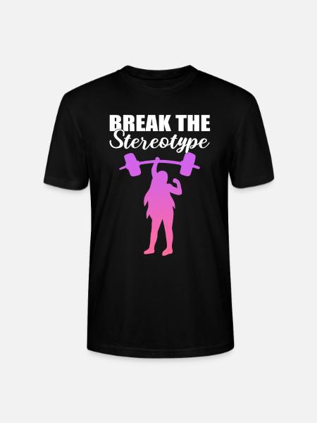 Haltérophile Fille Haltérophile - T-shirt bio CRAFTER Stanley Stella Unisexe - noir