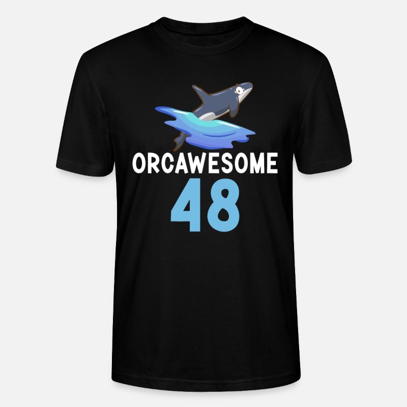 Orca Wal Geschenke - Stanley/Stella Unisex Bio-T-Shirt CRAFTER - Schwarz