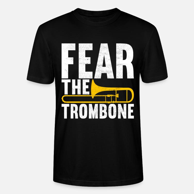 Posaune Trombone - Stanley/Stella Unisex Bio-T-Shirt CRAFTER - Schwarz