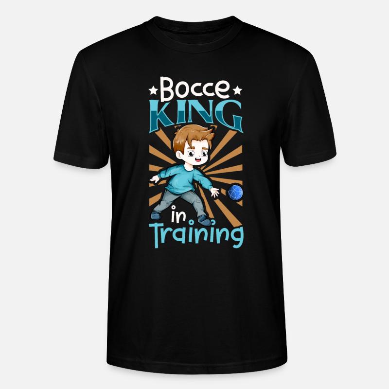 Bocce King in Training - Boccia - Stanley/Stella Unisex Bio-T-Shirt CRAFTER - Schwarz