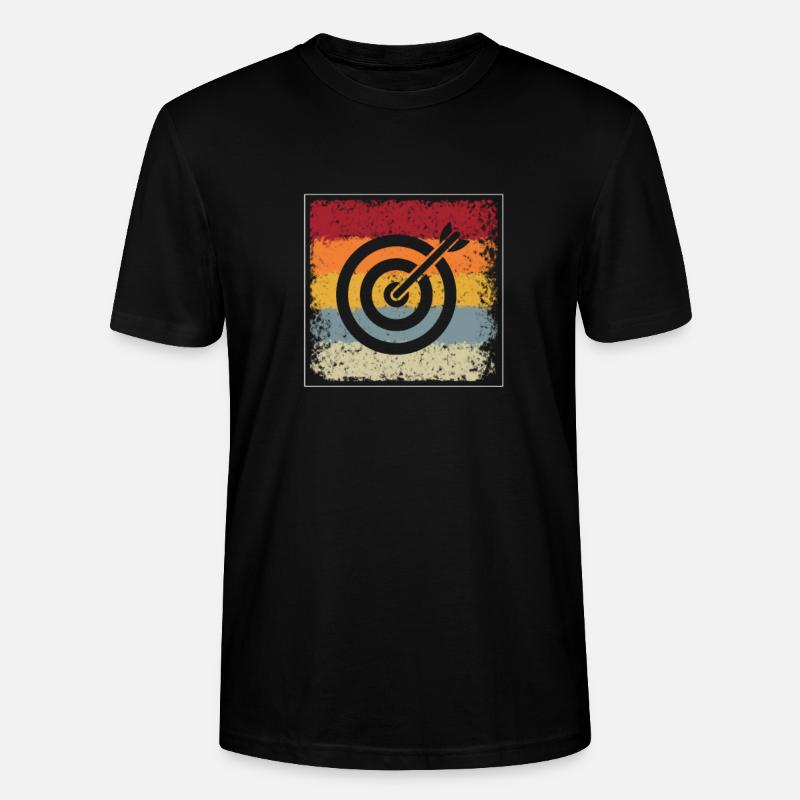 Dart Retro - Stanley/Stella Unisex Bio-T-Shirt CRAFTER - Schwarz