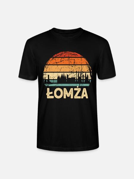 Polen Lomza Skyline - Stanley/Stella Unisex Bio-T-Shirt CRAFTER - Schwarz