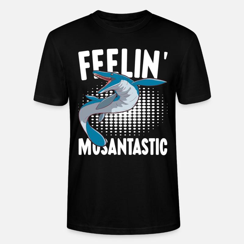 Mosasaurus Dinosaurier - Stanley/Stella Unisex Bio-T-Shirt CRAFTER - Schwarz
