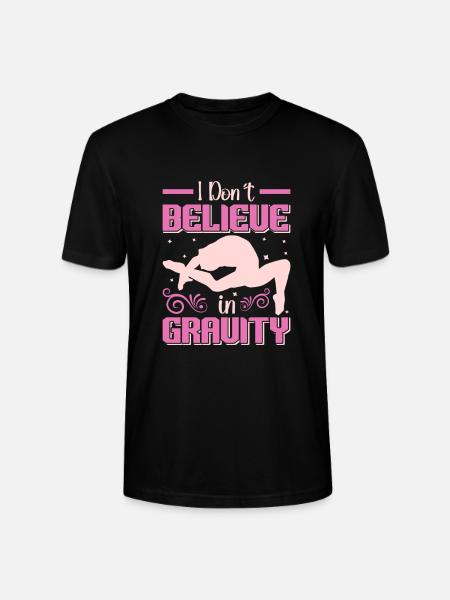 Gymnast funny Workout - Stanley/Stella CRAFTER Unisex Organic T-Shirt - black