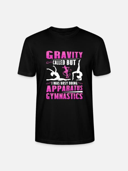 Apparatus Gymnast funny Workout - Stanley/Stella CRAFTER Unisex Organic T-Shirt - black