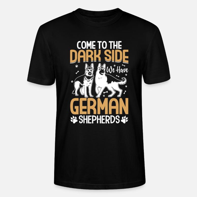 Deutscher Schäferhund - Stanley/Stella Unisex Bio-T-Shirt CRAFTER - Schwarz