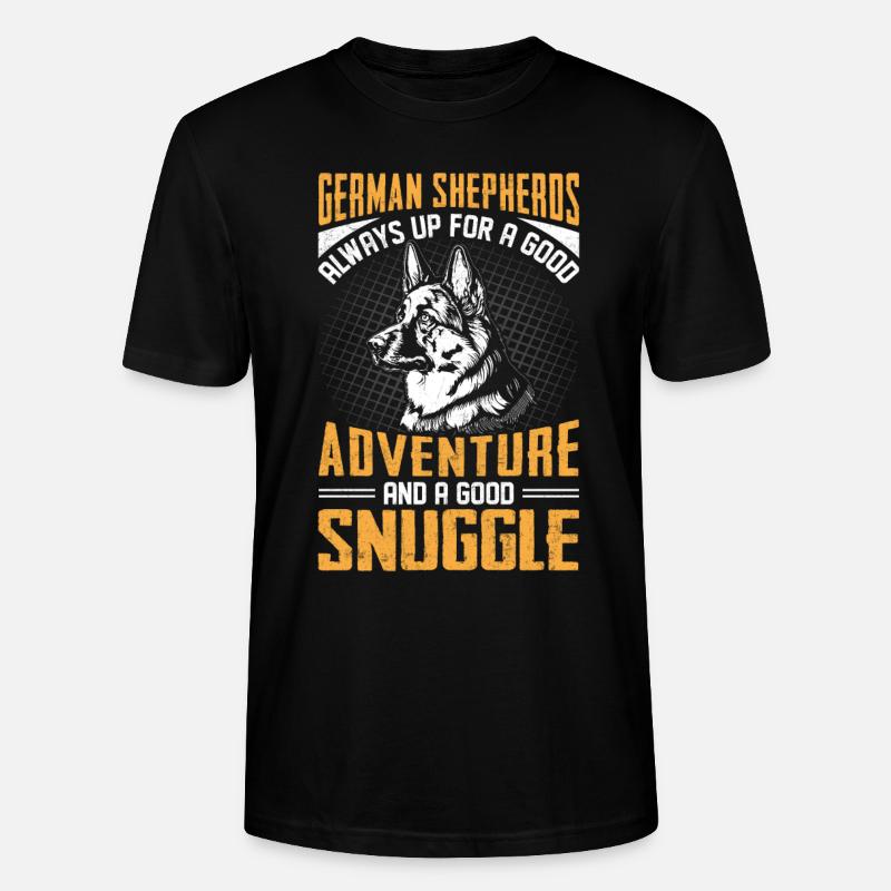 Schäferhund - Stanley/Stella Unisex Bio-T-Shirt CRAFTER - Schwarz