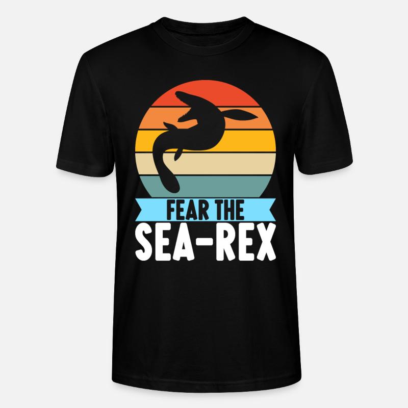 Mosasaurus Dinosaurier - Stanley/Stella Unisex Bio-T-Shirt CRAFTER - Schwarz