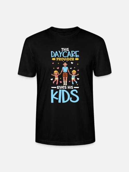 Children in day care - Childminder - Stanley/Stella CRAFTER Unisex Organic T-Shirt - black