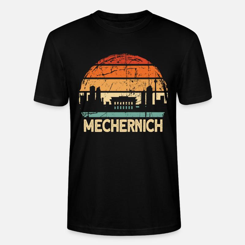 Mechernich - Stanley/Stella Unisex Bio-T-Shirt CRAFTER - Schwarz