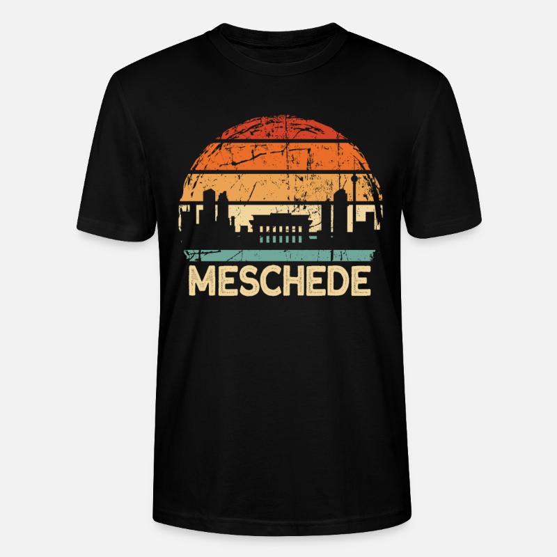 Meschede - Stanley/Stella Unisex Bio-T-Shirt CRAFTER - Schwarz