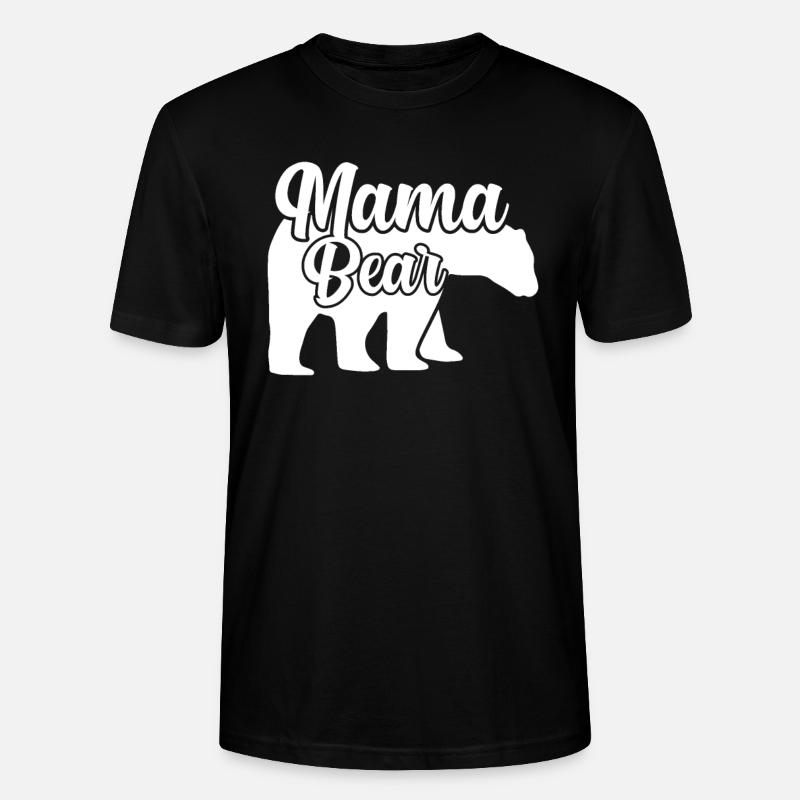 Mama Bär - Stanley/Stella Unisex Bio-T-Shirt CRAFTER - Schwarz