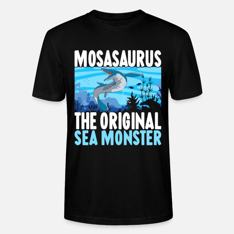 Dinosaure mosasaure - T-shirt bio CRAFTER Stanley Stella Unisexe - noir
