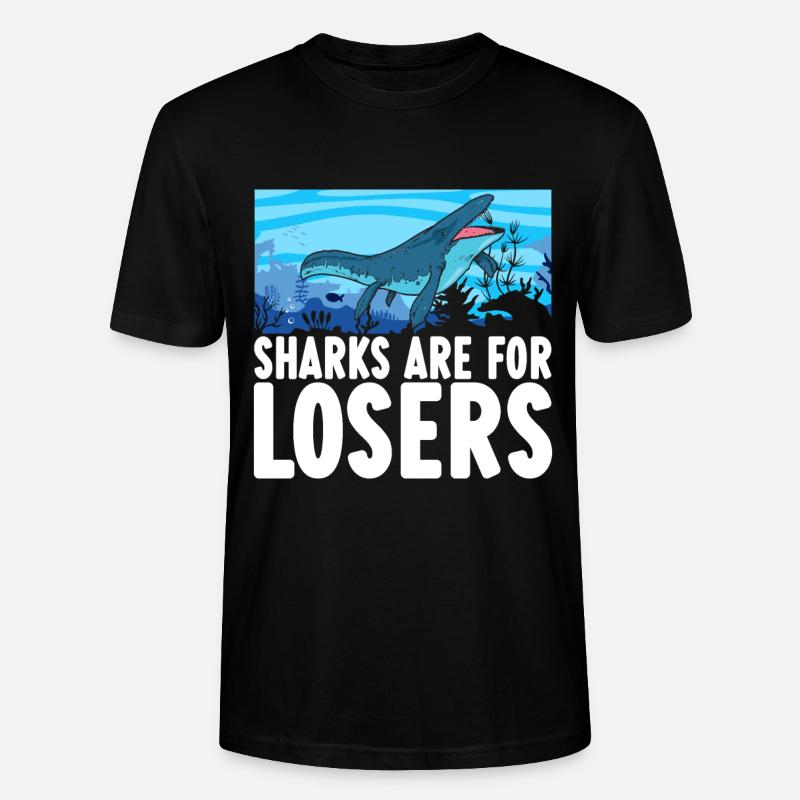 Mosasaurus Dinosaurier - Stanley/Stella Unisex Bio-T-Shirt CRAFTER - Schwarz
