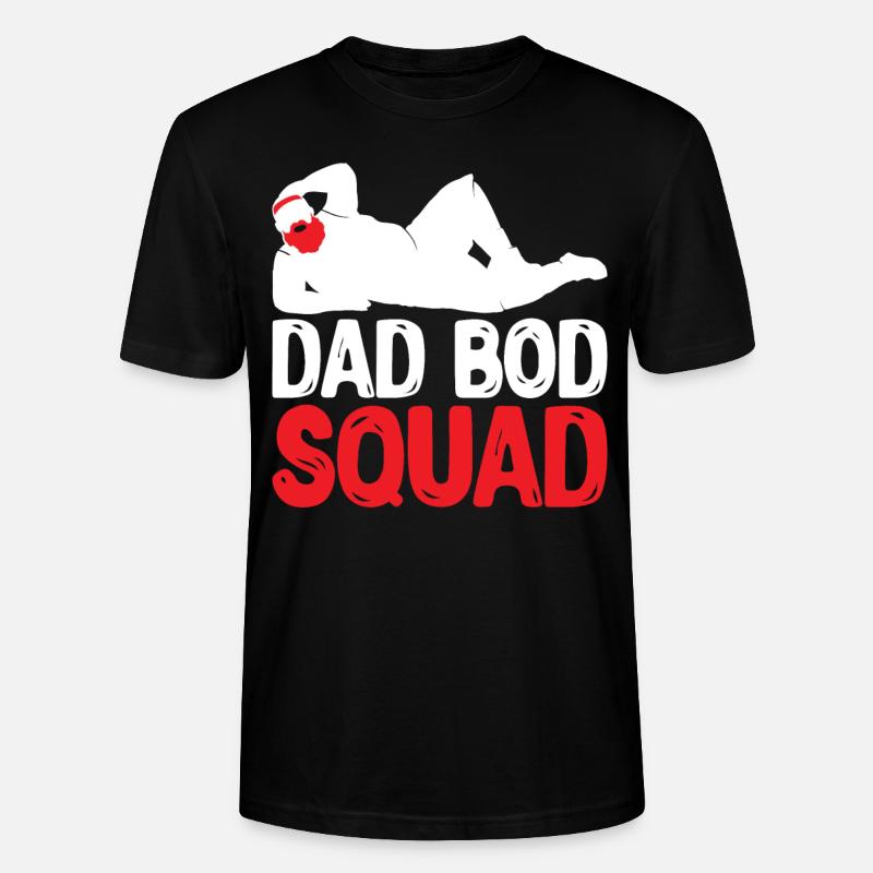 Escouade Papa Bod - T-shirt bio CRAFTER Stanley Stella Unisexe - noir