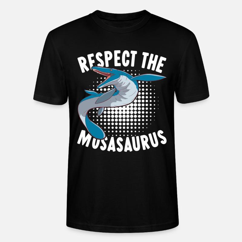 Mosasaurus Dinosaurier - Stanley/Stella Unisex Bio-T-Shirt CRAFTER - Schwarz