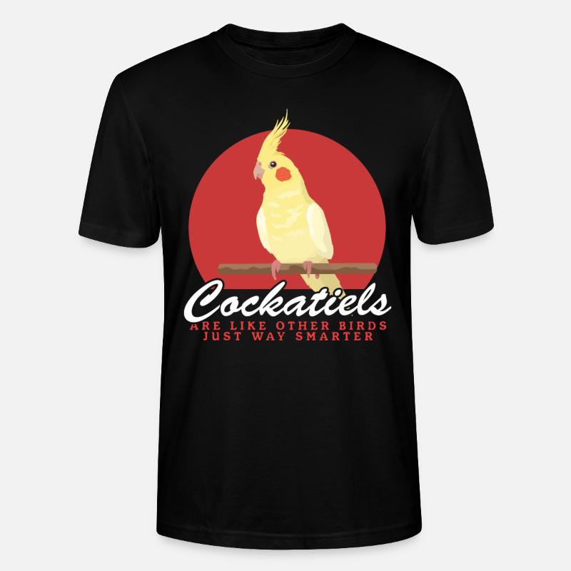 Nymphensittich Vogelbesitzer Geschenk - Stanley/Stella Unisex Bio-T-Shirt CRAFTER - Schwarz