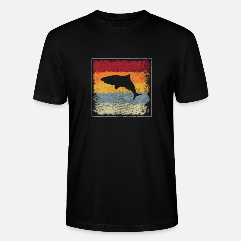 Hai Retro - Stanley/Stella Unisex Bio-T-Shirt CRAFTER - Schwarz