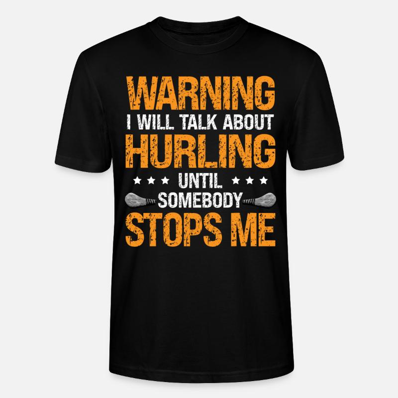 Équipe d’Irlande de hurling - T-shirt bio CRAFTER Stanley Stella Unisexe - noir